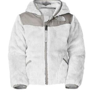 The North Face Soft White and Gray Jacket